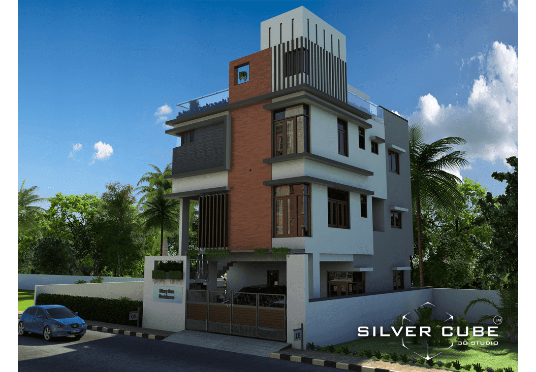 Silver Cube 3d Studio Bangalore,3d Architectural Visualization